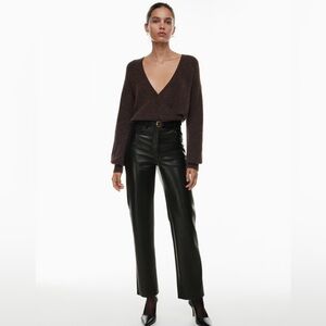 Wilfred The Melina High Waist Vegan Leather Pants